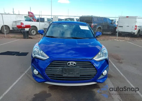 2015 Hyundai Veloster Turbo z USA, uszkodzony, nr VIN KMHTC6AEXFU224598